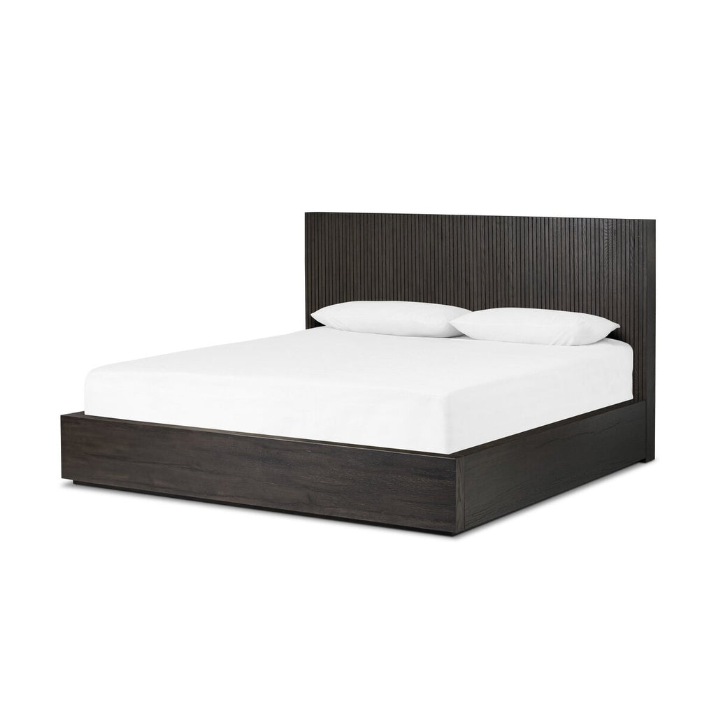Leo Bed in Smoked Black