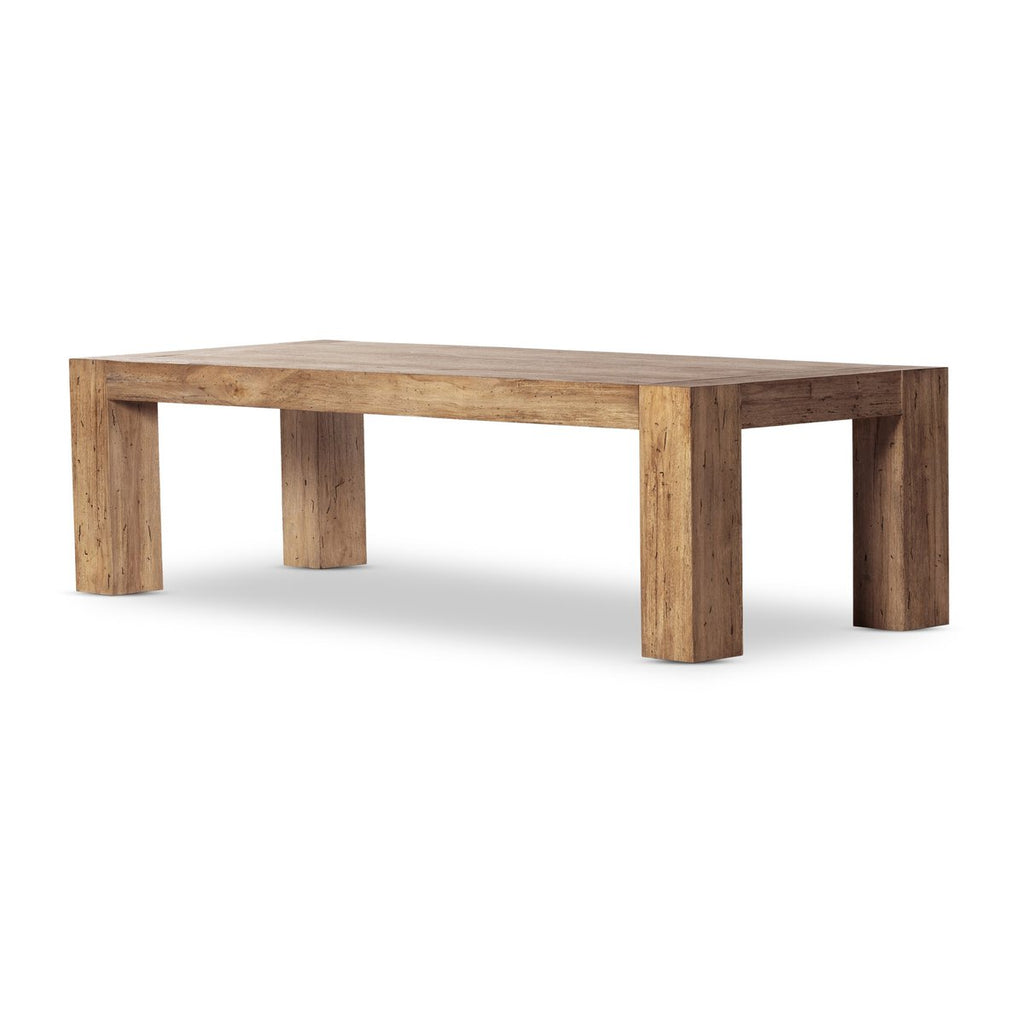 Abaso Dining Table Rustic in Wormwood Oak