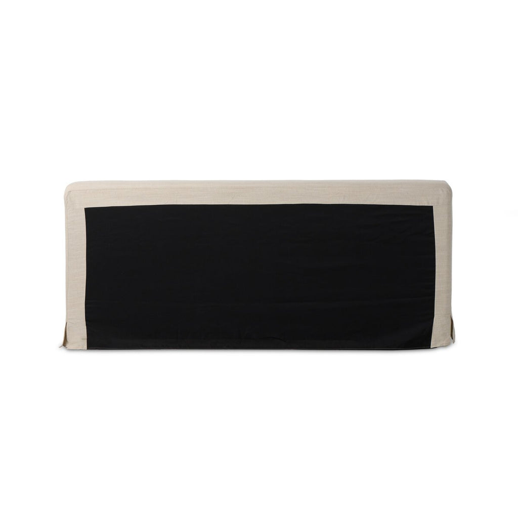 Aidan Slipcover Bed in Savoy Parchment