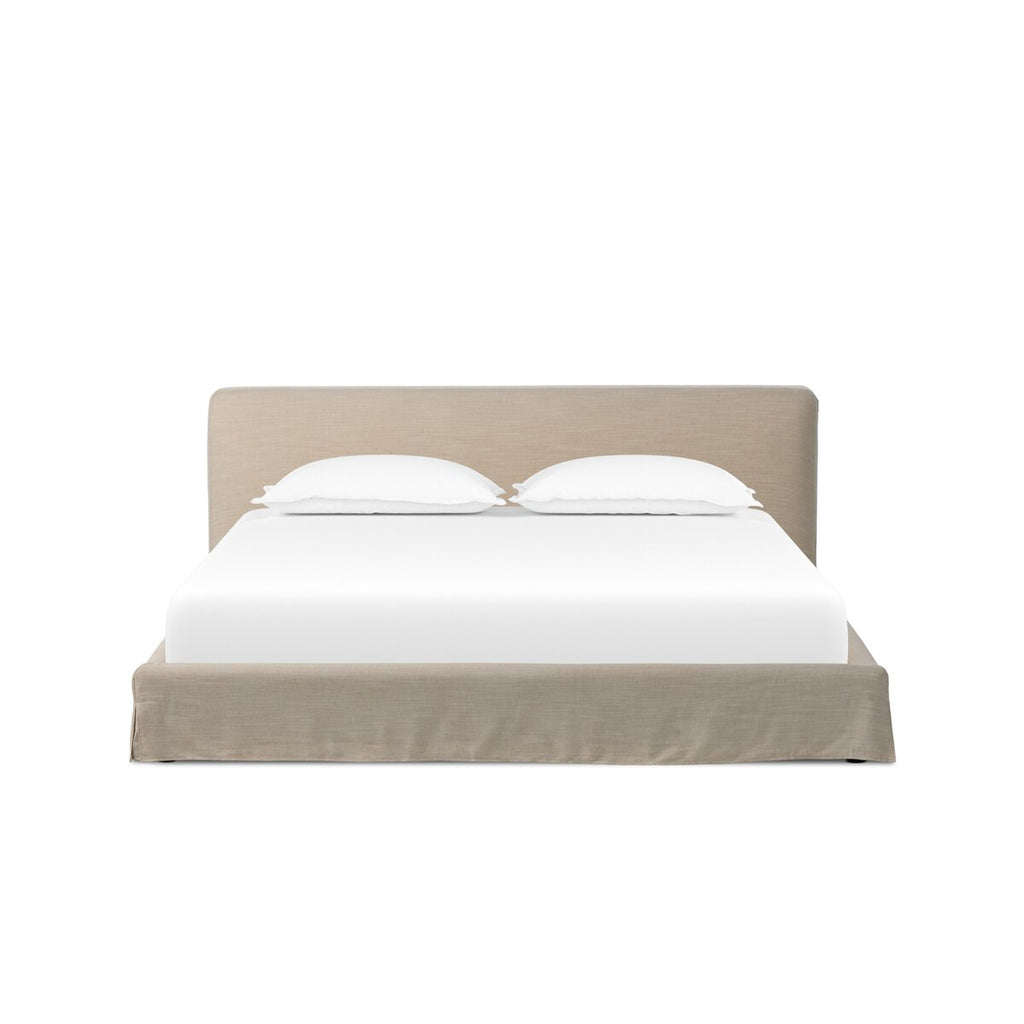 Aidan Slipcover Bed in Savoy Parchment