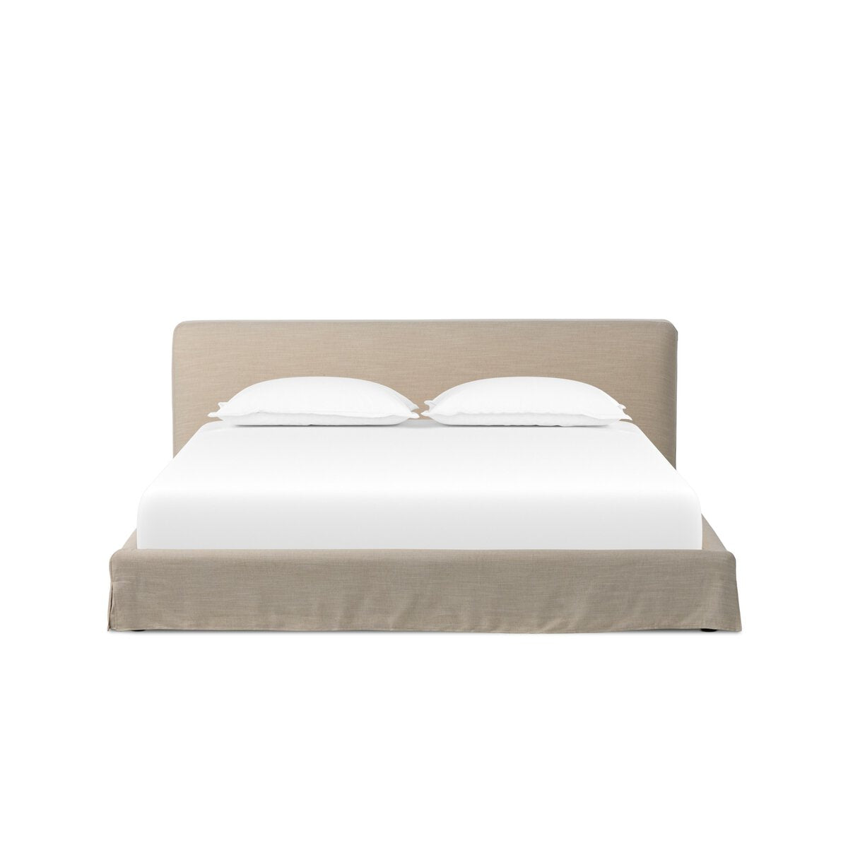 Aidan Slipcover Bed in Savoy Parchment