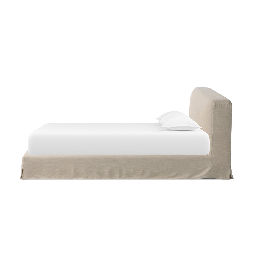 Aidan Slipcover Bed in Savoy Parchment