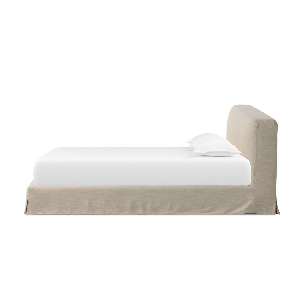 Aidan Slipcover Bed in Savoy Parchment