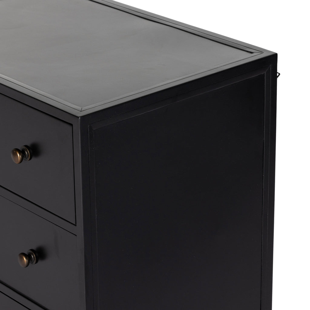 Belmont 12 Drawer Dresser in Black