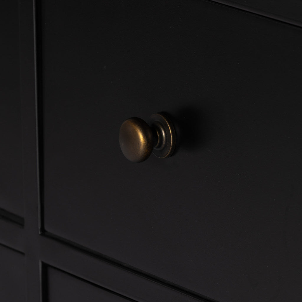 Belmont 12 Drawer Dresser in Black