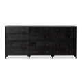 Belmont 12 Drawer Dresser in Black