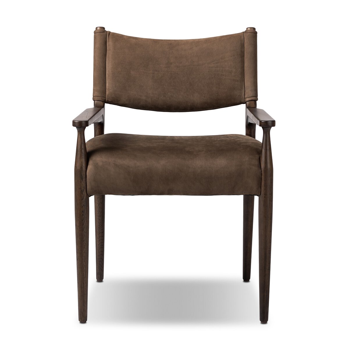 Jayla Dining Armchair in Nubuck Cigar