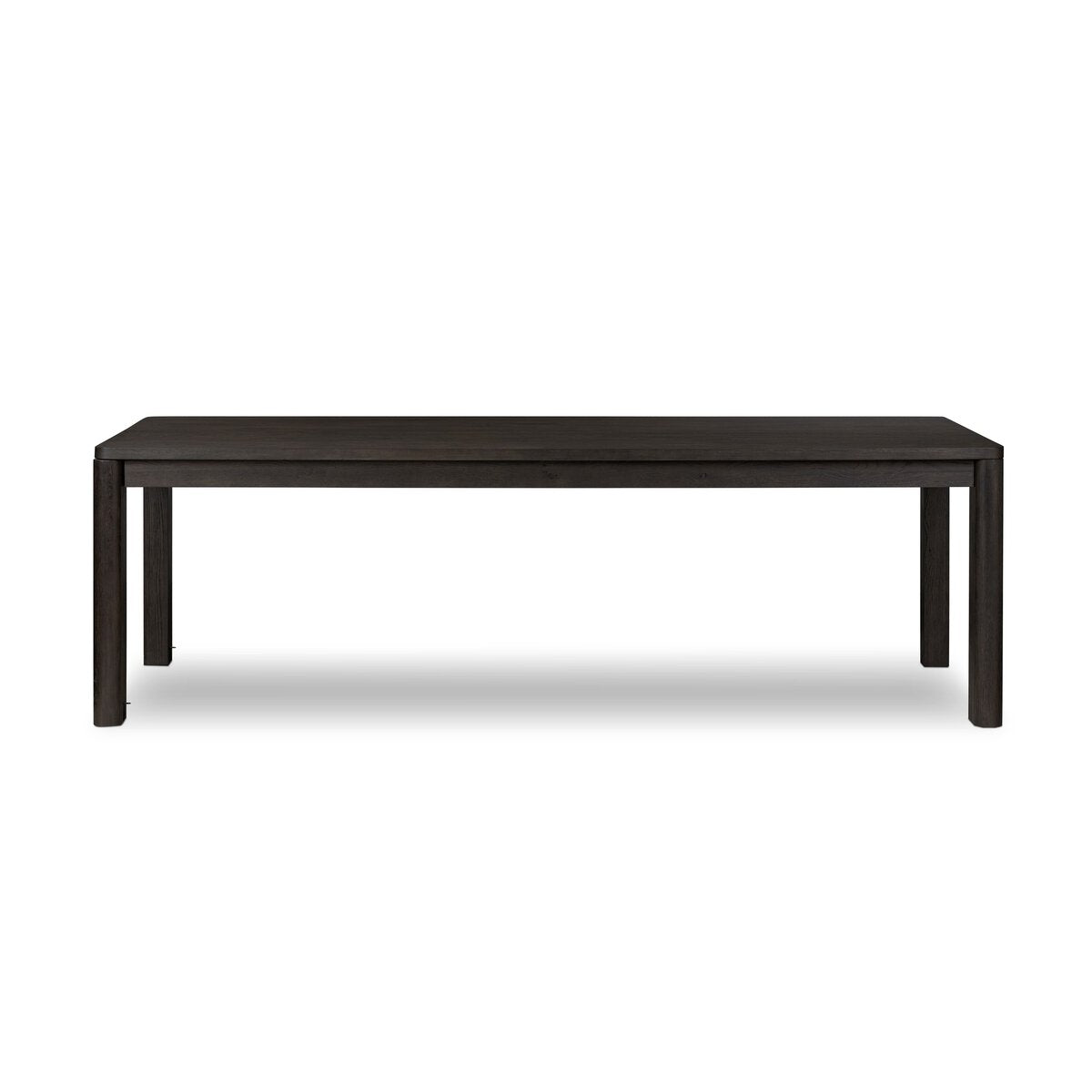 Noeline Extension Dining Table in Smoked Black Resawn Oak