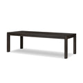 Noeline Extension Dining Table in Smoked Black Resawn Oak