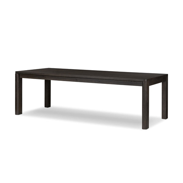 Noeline Extension Dining Table in Smoked Black Resawn Oak