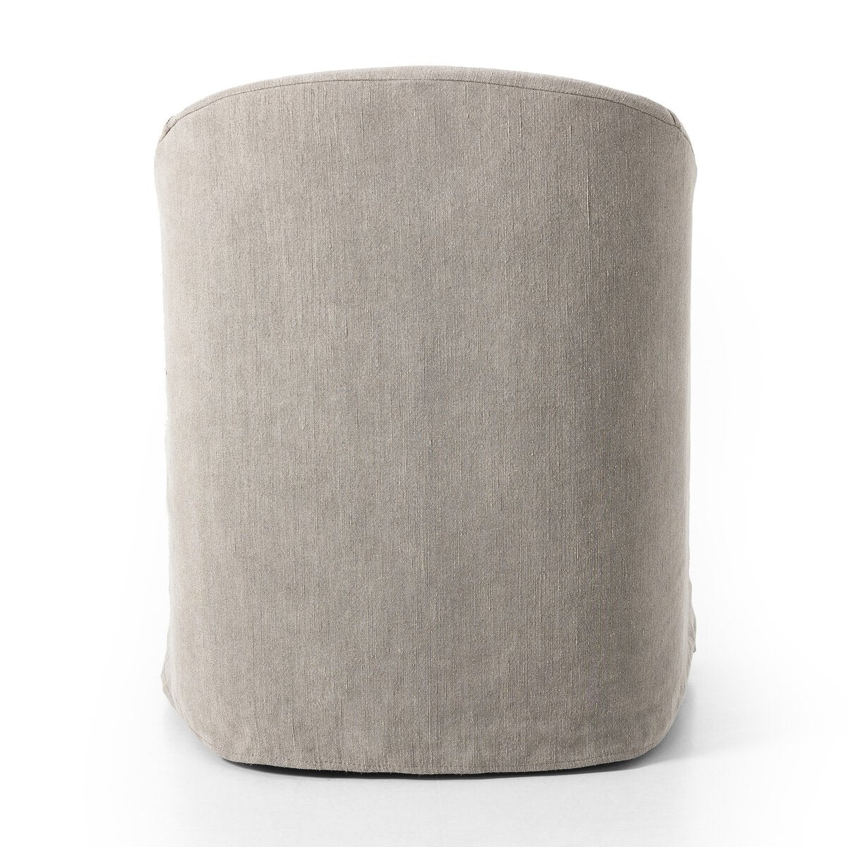 Cove Dining Chair With Casters in Heather Twill Stone