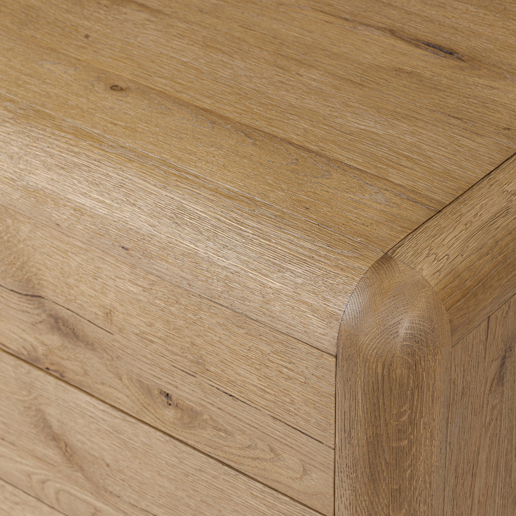 Sheldon 6 Drawer Dresser in Worn Oak Veneer