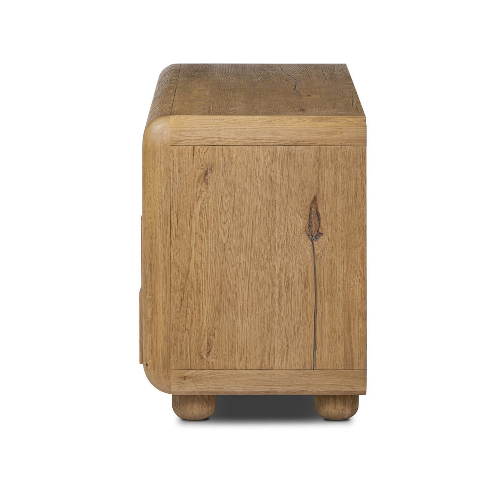 Sheldon 6 Drawer Dresser in Worn Oak Veneer