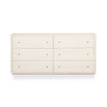 Paula 6 Drawer Dresser in Beige Painted Linen