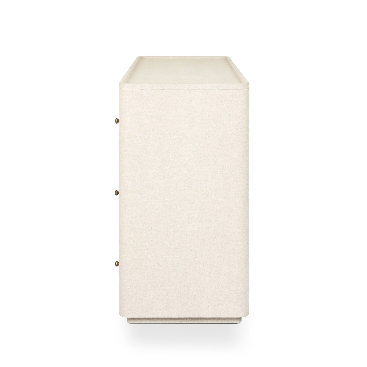 Paula 6 Drawer Dresser in Beige Painted Linen