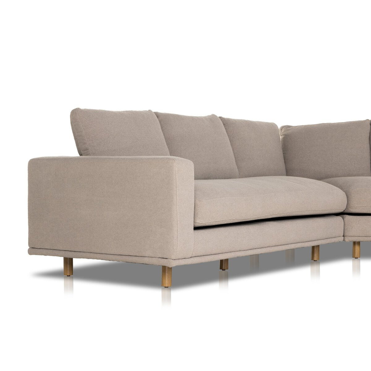 Dom 3 Pc Sectional-Large Wedge