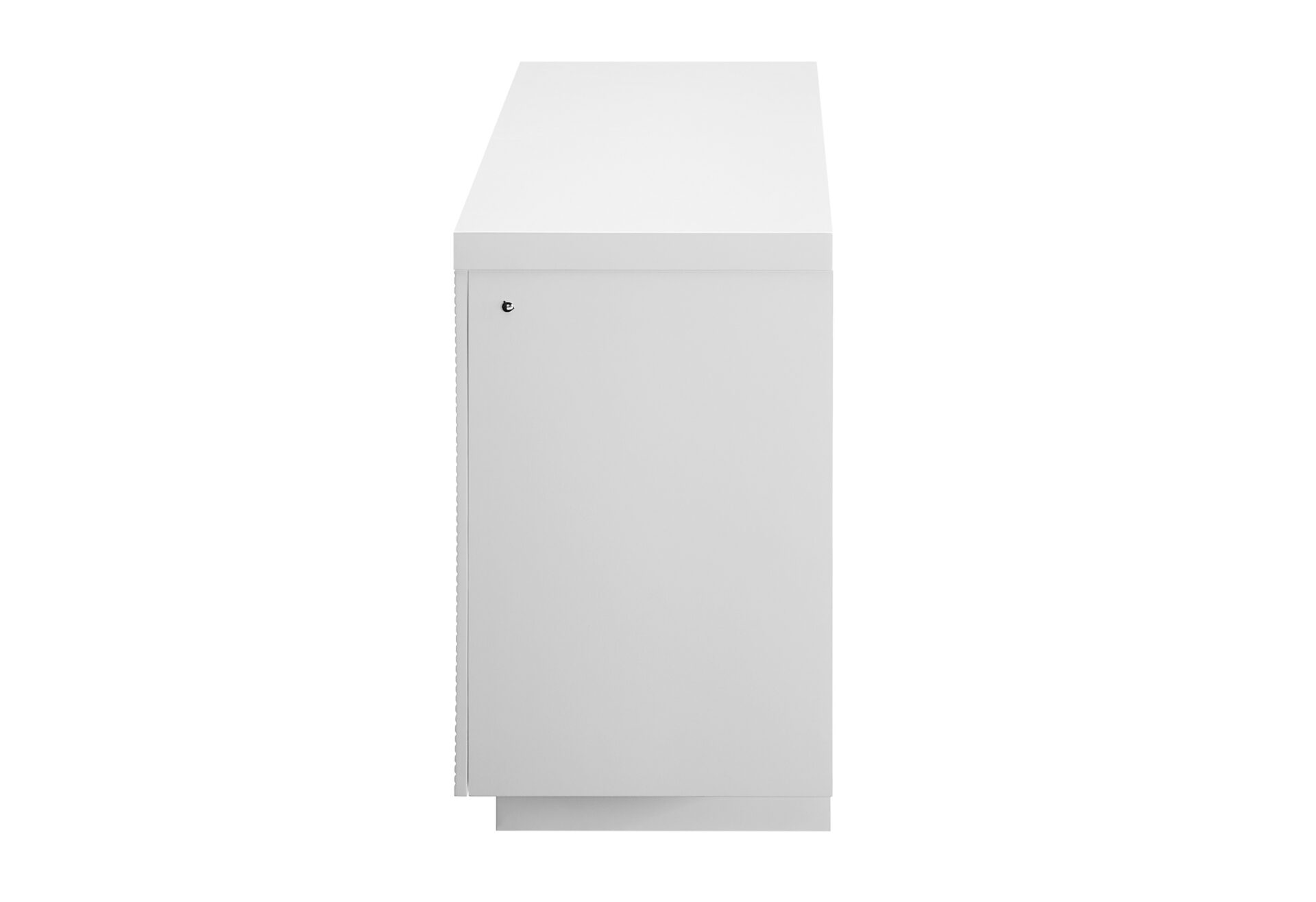 AILEEN WHITE ENTERTAINMENT 66" W/LED AND SPEAKER (1/CN)