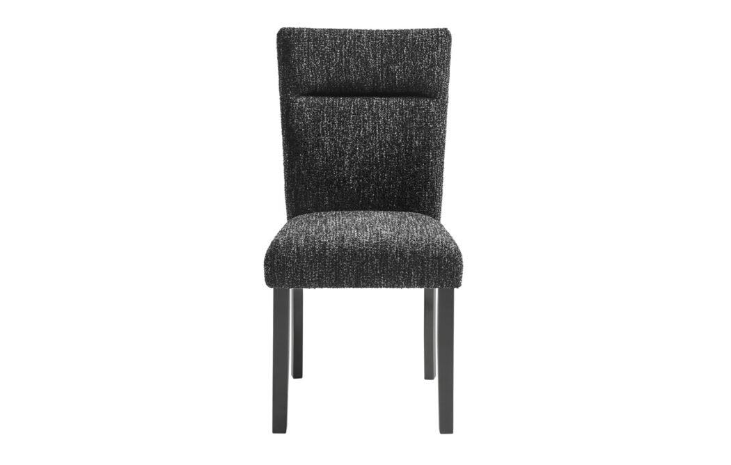 SMOOTH BLACK DINING CHAIR (2/CN)