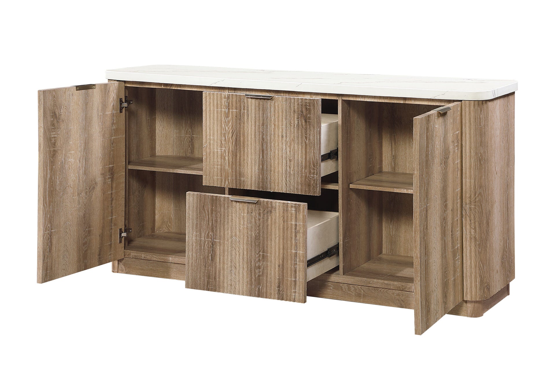 WOOD NATURAL BUFFET (1/CN)
