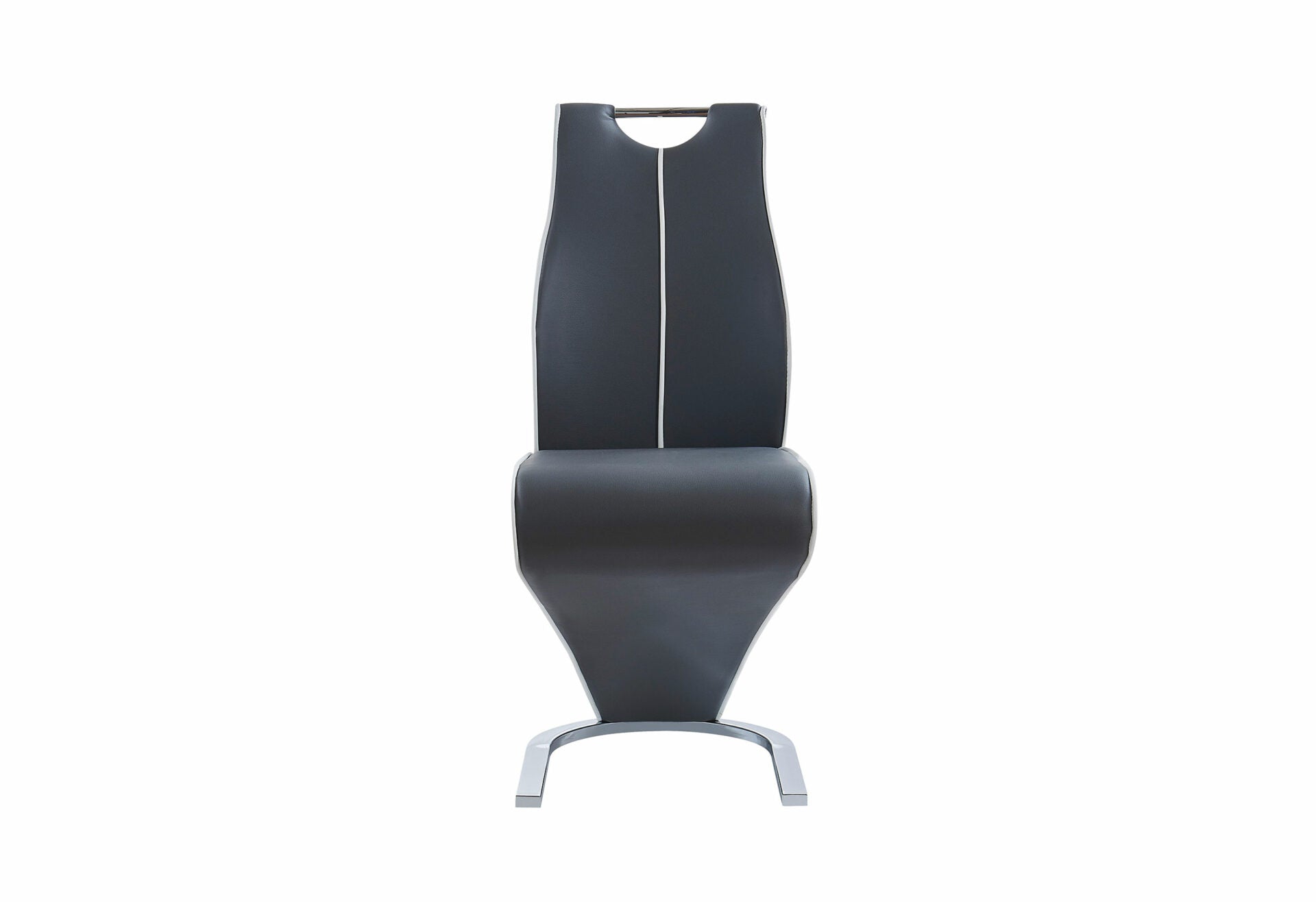 SLEEK GREY DINING CHAIR (2/CN)