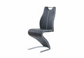 SLEEK GREY DINING CHAIR (2/CN)