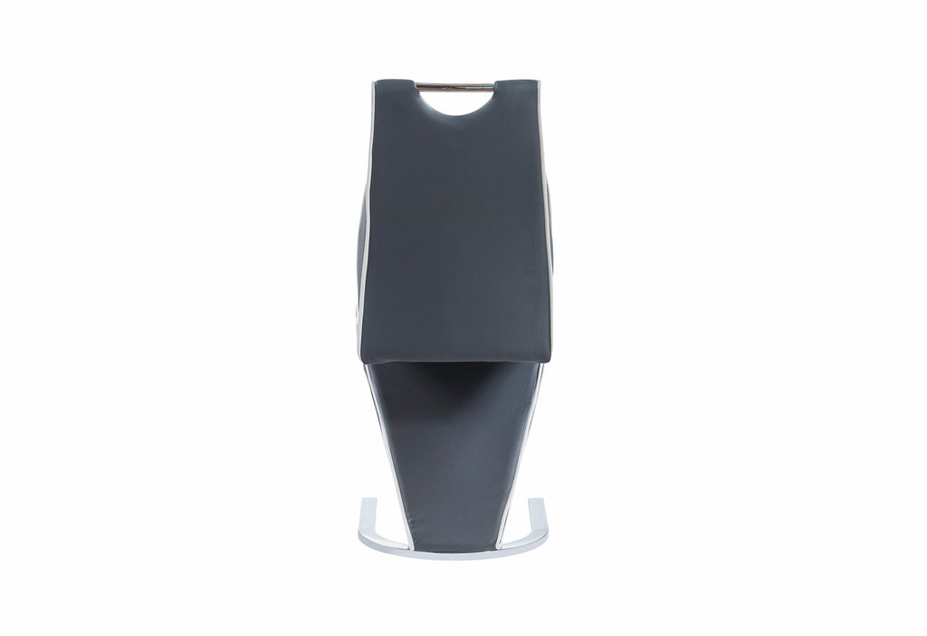 SLEEK GREY DINING CHAIR (2/CN)