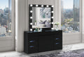 ELLA BLACK VANITY WITH SPEAKER (1/CN)