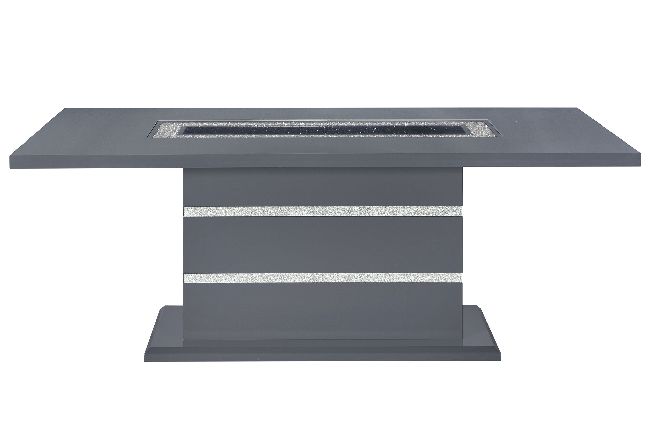 MONACO DARK GREY DINING TABLE (1/CN)
