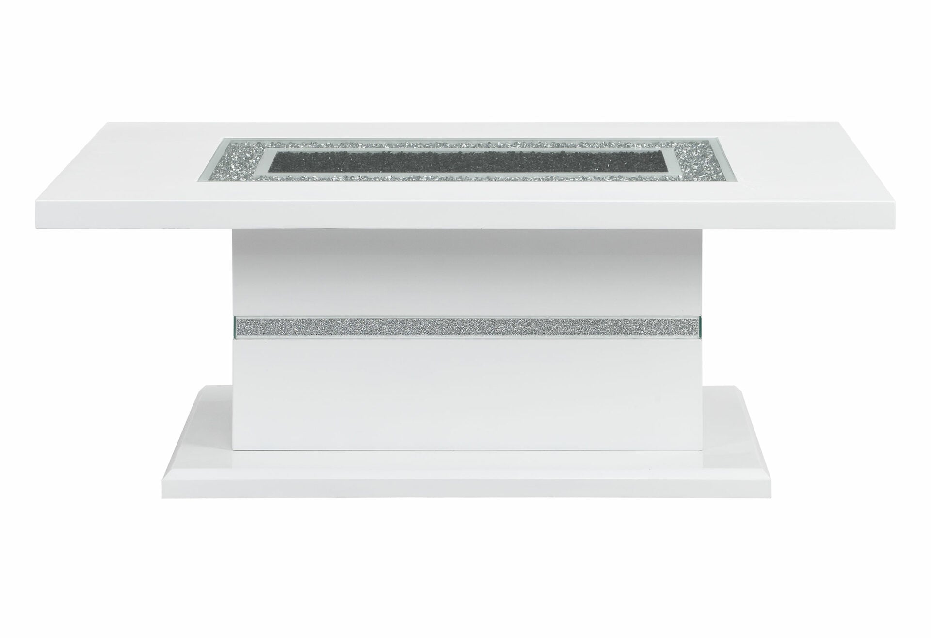 MONACO WHITE COFFEE TABLE (1/CN)