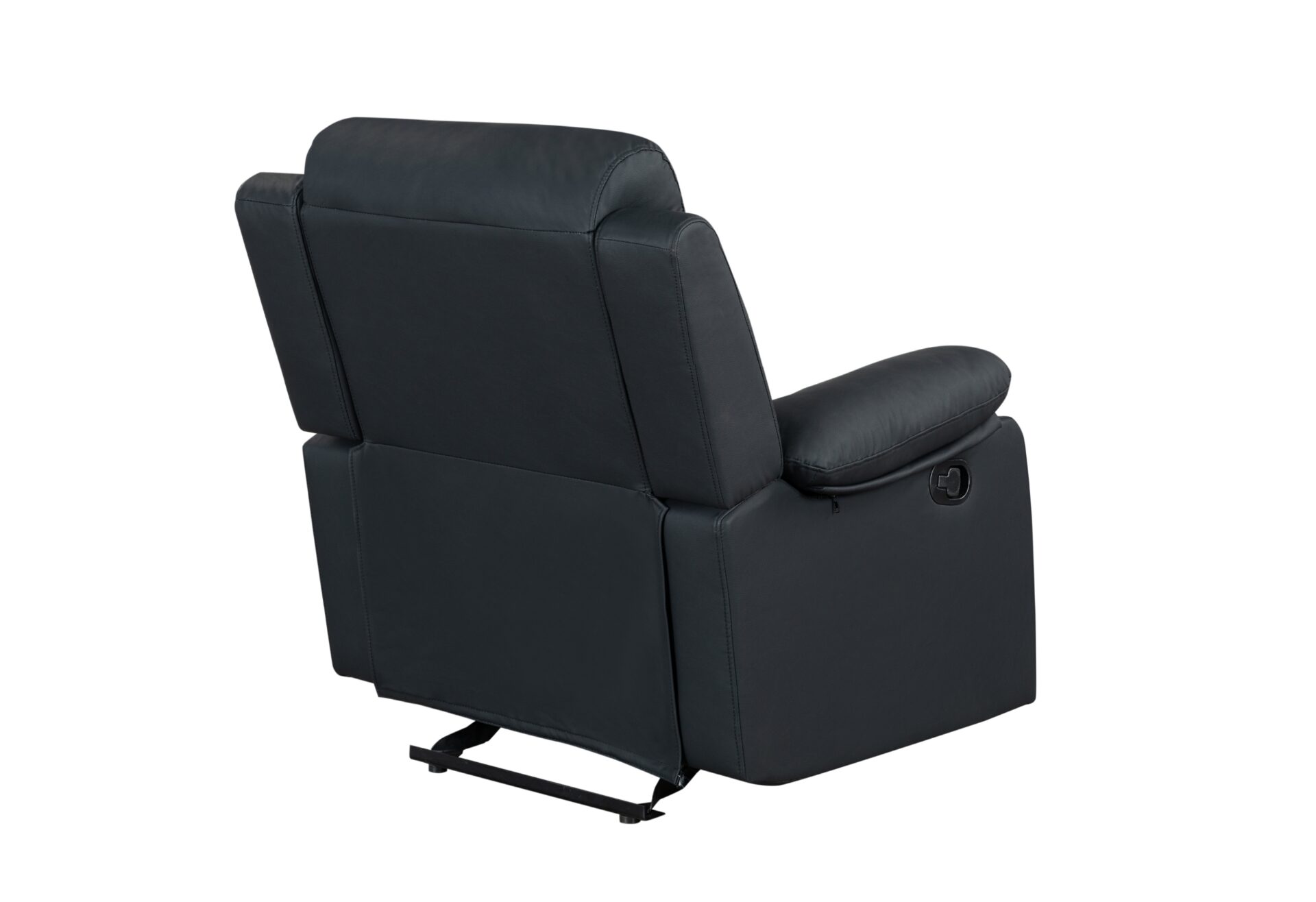 BLACK GLIDER RECLINER WITH LED (1/CN)