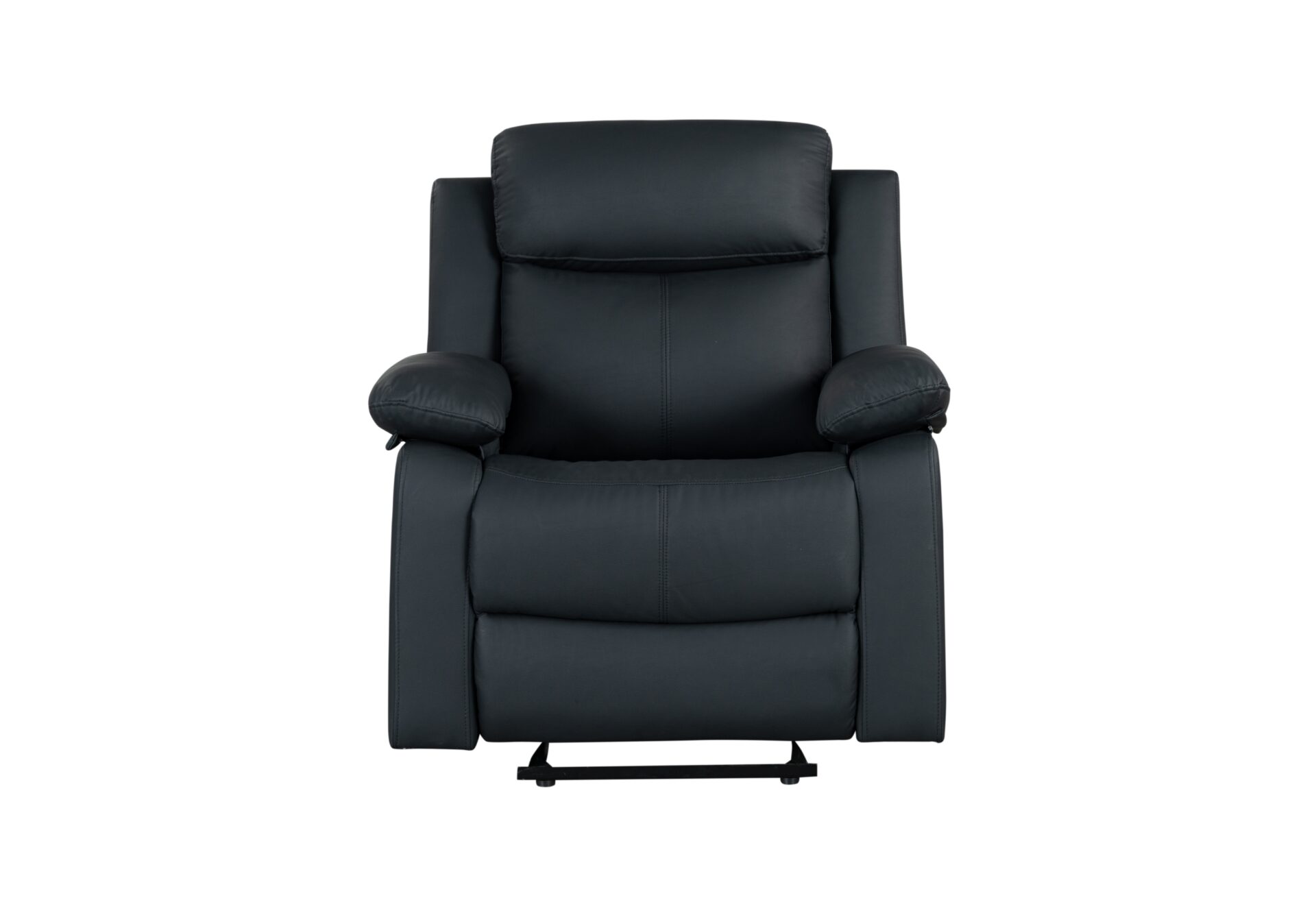 BLACK GLIDER RECLINER WITH LED (1/CN)