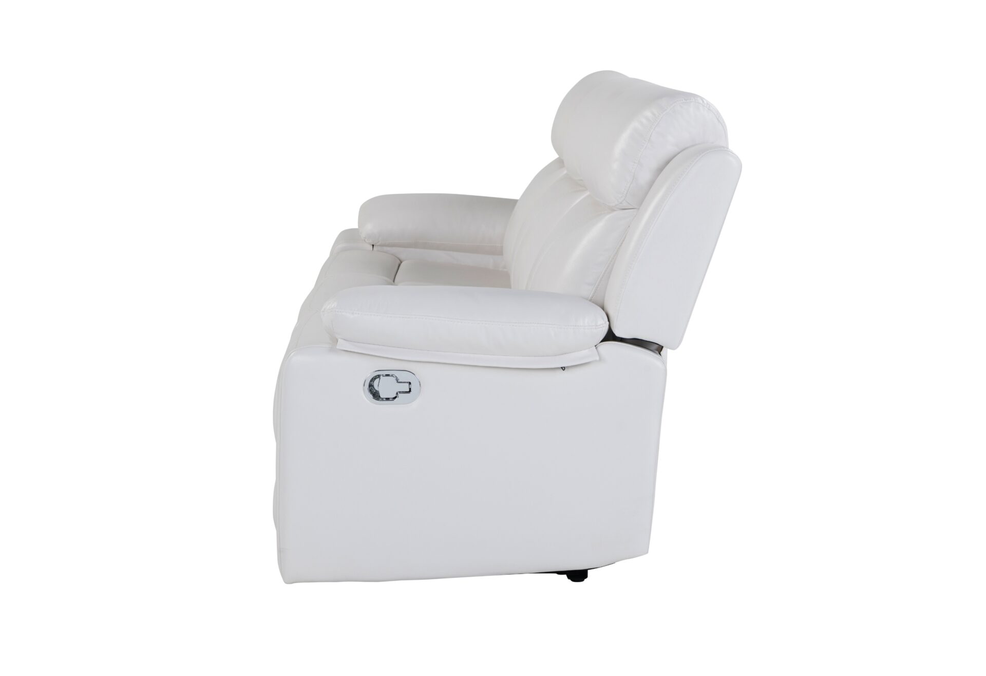BLANCHE WHITE RECLINING SOFA WITH LED (1/CN)