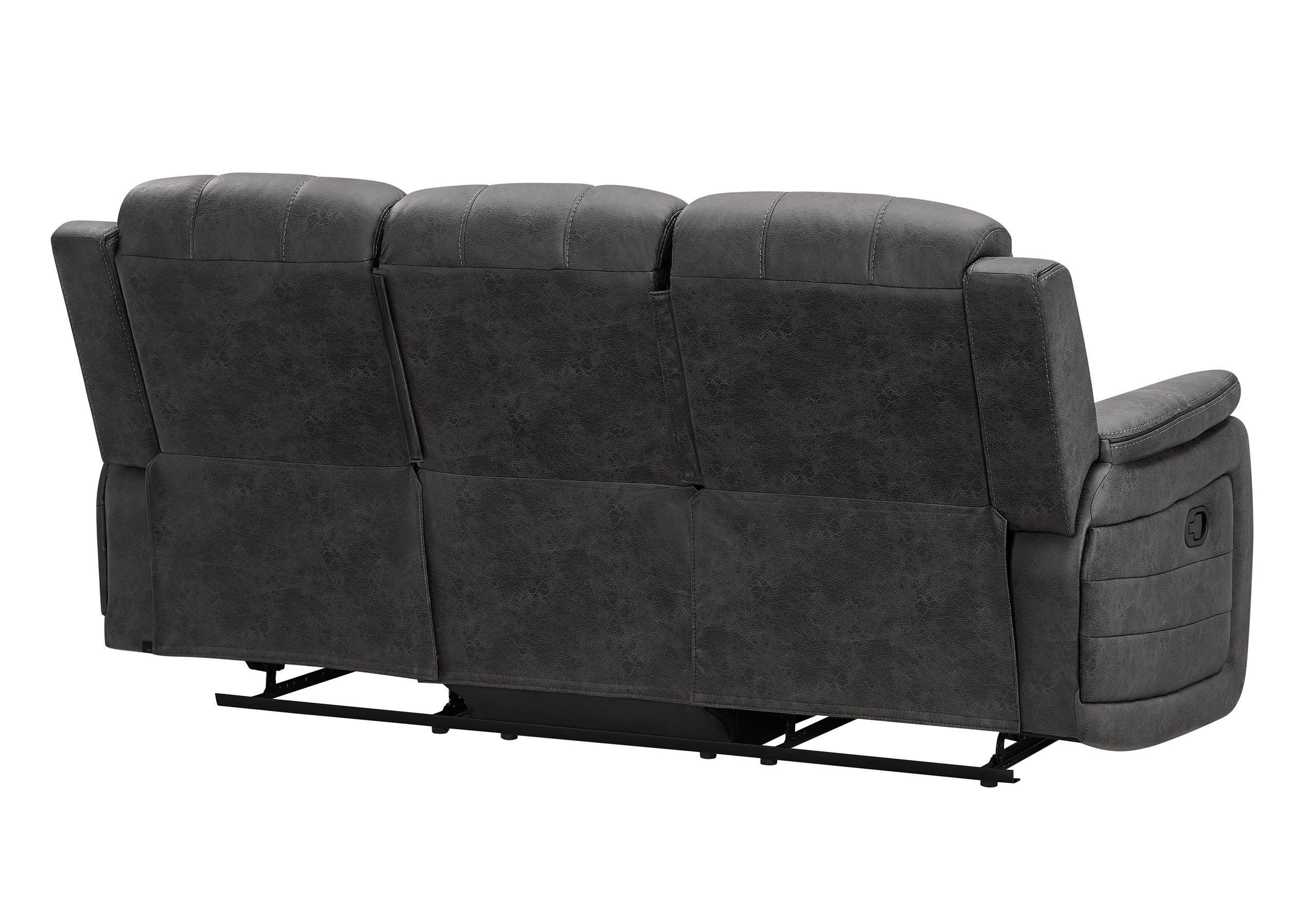 GREY RECLINING SOFA (1/CN)